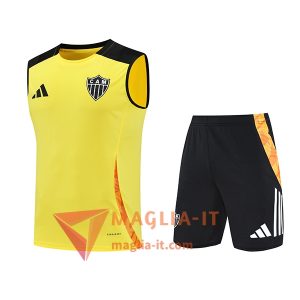 Kit da Allenamento Atletico Mineiro - Canottiera + Pantaloncini 2025/2026 Giallo