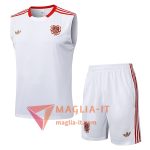 Kit da Allenamento Bayern Monaco - Canottiera + Pantaloncini 2025/2026 Bianco/Rosso