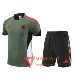 Kit da Allenamento Bayern Monaco - Maglia + Pantaloncini 2025/2026 Verde/Rosso/Nero/Bianco