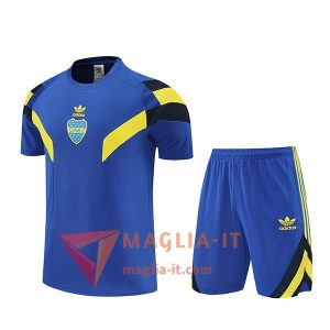 Kit da Allenamento Boca Juniors - Maglia + Pantaloncini 2025/2026 Blu/Giallo/Nero