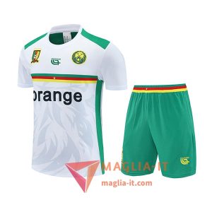 Kit da Allenamento Camerun - Maglia + Pantaloncini 2025/2026 Bianco/Verde