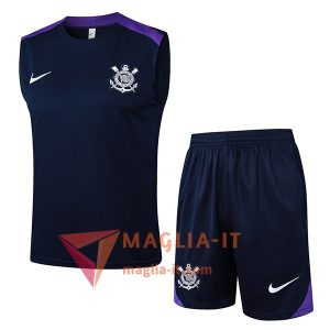 Kit da Allenamento Corinthians - Canottiera + Pantaloncini 2025/2026 Blu Reale