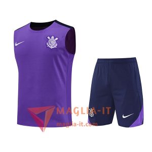 Kit da Allenamento Corinthians - Canottiera + Pantaloncini 2025/2026 viola