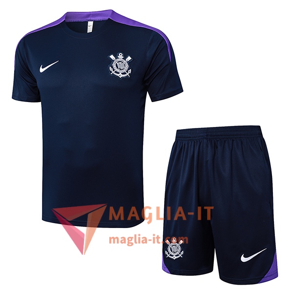 Kit da Allenamento Corinthians - Maglia + Pantaloncini 2025/2026 Blu Reale