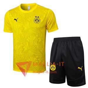 Kit da Allenamento Dortmund 2025/2026 - Maglia + Pantaloncini Giallo