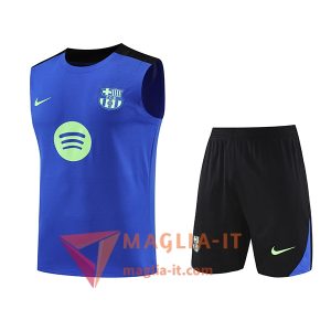 Kit da Allenamento FC Barcellona 2025/2026 - Canottiera + Pantaloncini Blu/Nero/Verde