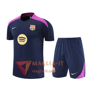 Kit da Allenamento FC Barcellona 2025/2026 - Maglia + Pantaloncini Blu Reale