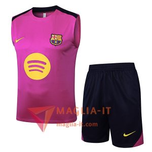Kit da Allenamento FC Barcellona - Canottiera + Pantaloncini 2025/2026 viola