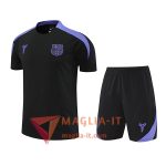 Kit da Allenamento FC Barcellona - Maglia + Pantaloncini 2025/2026 Nero/viola