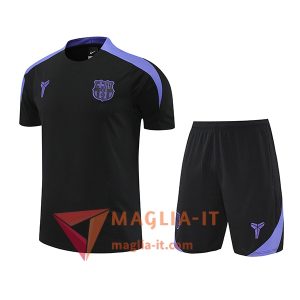 Kit da Allenamento FC Barcellona - Maglia + Pantaloncini 2025/2026 Nero/viola