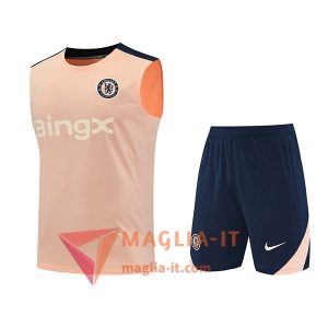 Kit da Allenamento FC Chelsea - Canottiera + Pantaloncini 2025/2026 Rosa