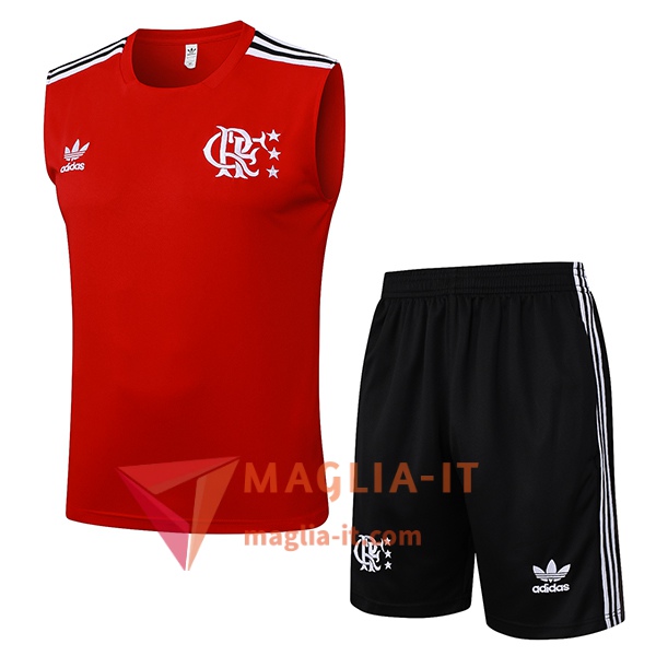 Kit da Allenamento Flamengo - Canottiera + Pantaloncini 2025/2026 Rosso