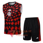 Kit da Allenamento Flamengo - Canottiera + Pantaloncini 2025/2026 Rosso/Nero
