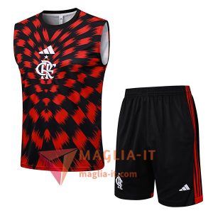 Kit da Allenamento Flamengo - Canottiera + Pantaloncini 2025/2026 Rosso/Nero