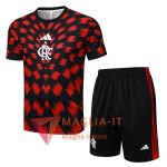 Kit da Allenamento Flamengo - Maglia + Pantaloncini 2025/2026 Rosso/Nero