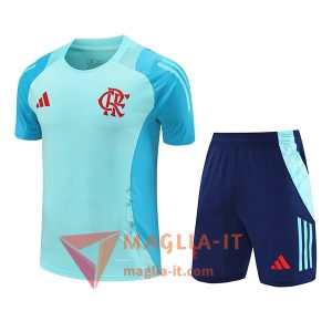 Kit da Allenamento Flamengo - Maglia + Pantaloncini 2025/2026 Verde/Blu