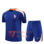 Kit da Allenamento Francia - Maglia + Pantaloncini 2025/2026 Blu/Rosa
