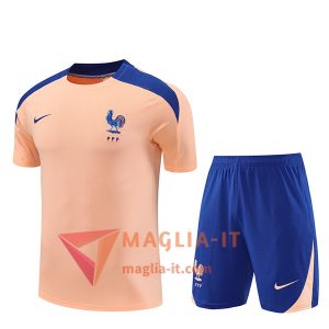 Kit da Allenamento Francia - Maglia + Pantaloncini 2025/2026 Rosa/Blu