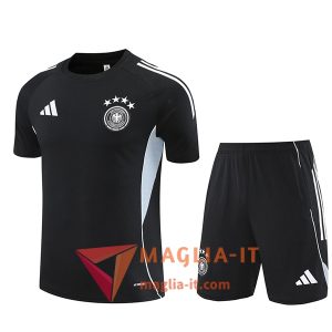 Kit da Allenamento Germania - Maglia + Pantaloncini 2025/2026 Nero/Grigio