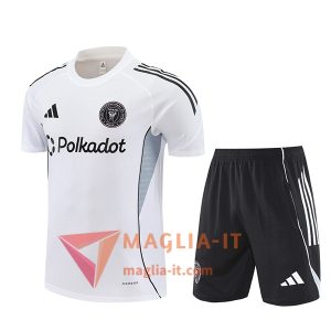 Kit da Allenamento Inter Miami CF - Maglia + Pantaloncini 2025/2026 Bianco
