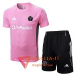 Kit da Allenamento Inter Miami CF - Maglia + Pantaloncini 2025/2026 Rosa/Grigio