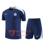 Kit da Allenamento Inter Milan 2025/2026 - Maglia + Pantaloncini Blu Reale