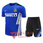 Kit da Allenamento Inter Milan - Maglia + Pantaloncini 2025/2026 Blu/Bianco