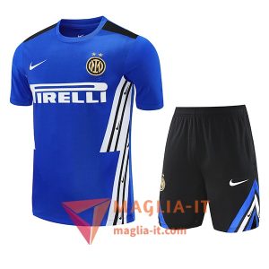 Kit da Allenamento Inter Milan - Maglia + Pantaloncini 2025/2026 Blu/Bianco