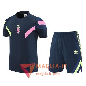 Kit da Allenamento Juventus - Maglia + Pantaloncini 2025/2026 Blu/viola/Verde