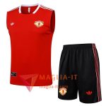 Kit da Allenamento Manchester United - Canottiera + Pantaloncini 2025/2026 Rosso