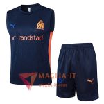 Kit da Allenamento Marsiglia - Canottiera + Pantaloncini 2025/2026 Blu Reale