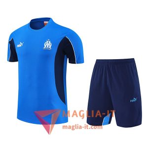 Kit da Allenamento Marsiglia - Maglia + Pantaloncini 2025/2026 Blu/Blu Navy