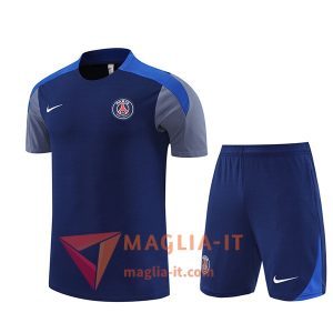 Kit da Allenamento PSG 2025/2026 - Maglia + Pantaloncini Blu Reale