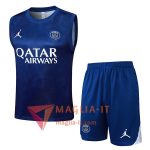 Kit da Allenamento PSG - Canottiera + Pantaloncini 2025/2026 Blu Reale