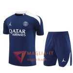 Kit da Allenamento PSG - Maglia + Pantaloncini 2025/2026 Blu/Bianco