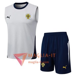 Kit da Allenamento Portogallo - Canottiera + Pantaloncini 2025/2026 Bianco/Blu