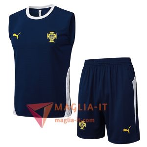 Kit da Allenamento Portogallo - Canottiera + Pantaloncini 2025/2026 Blu/Bianco