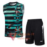 Kit da Allenamento Portogallo - Canottiera + Pantaloncini 2025/2026 Nero/Verde
