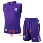 Kit da Allenamento Real Madrid - Canottiera + Pantaloncini 2025/2026 viola/Bianco