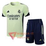 Kit da Allenamento Real Madrid - Maglia + Pantaloncini 2025/2026 Verde/Blu