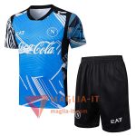 Kit da Allenamento SSC Napoli - Maglia + Pantaloncini 2025/2026 Blu