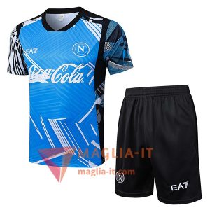Kit da Allenamento SSC Napoli - Maglia + Pantaloncini 2025/2026 Blu