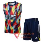 Kit da Allenamentos Arsenal - Canottiera + Pantaloncini 2025/2026 Rosso/Blu/Giallo