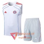 Kit da Allenamentos Bayern Monaco - Canottiera + Pantaloncini 2025/2026 Bianco/Rosso/Blu