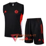 Kit da Allenamentos Bayern Monaco - Canottiera + Pantaloncini 2025/2026 Nero/Bianco/Rosso