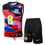 Kit da Allenamentos Inghilterra - Canottiera + Pantaloncini 2025/2026 Nero/Rosa/Rosso/Blu