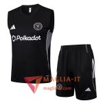 Kit da Allenamentos Inter Miami CF - Canottiera + Pantaloncini 2025/2026 Nero/Grigio