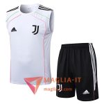 Kit da Allenamentos Juventus - Canottiera + Pantaloncini 2025/2026 Bianco/Nero