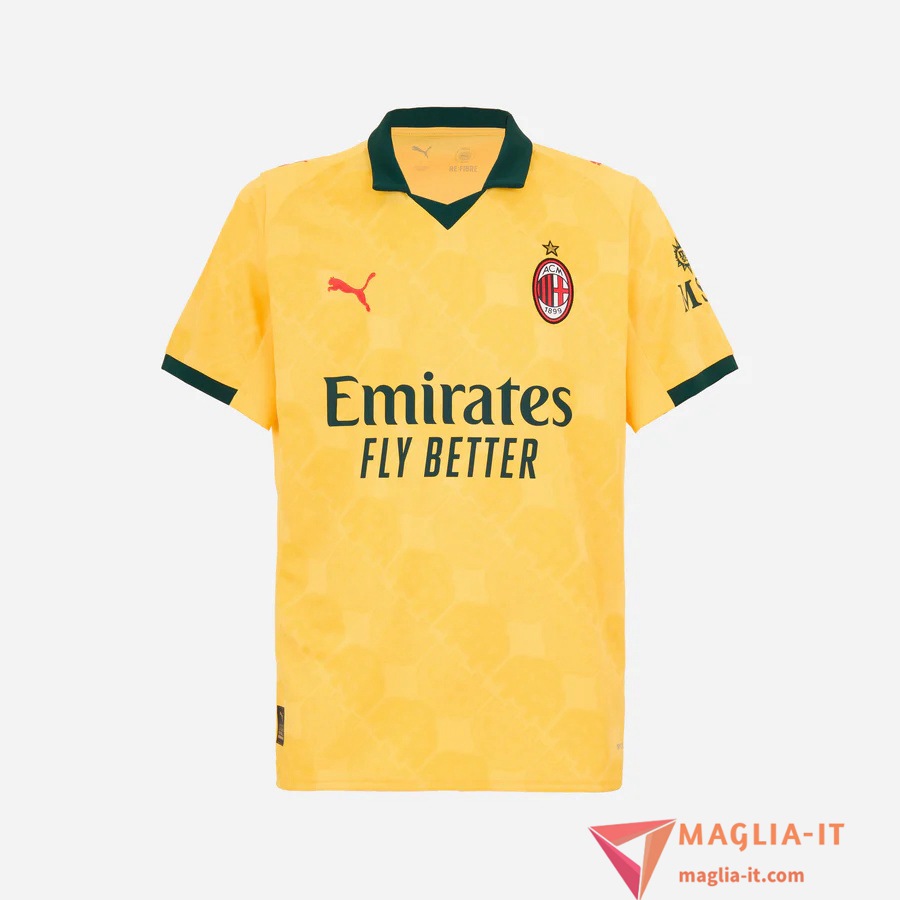 Maglia Calcio SANTIAGO GIMENEZ 7 AC Milan 2025/26 Terza - immagine 2