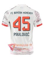 Maglia Calcio ALEKSANDAR PAVLOVIĆ 45 Bayern Monaco 2025/26 Seconda